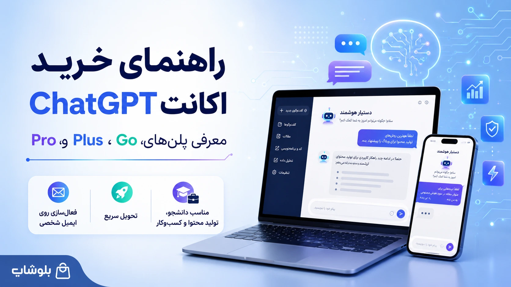 خرید اکانت ChatGPT؛ راهنمای کامل انتخاب پلن Go، Plus و Pro