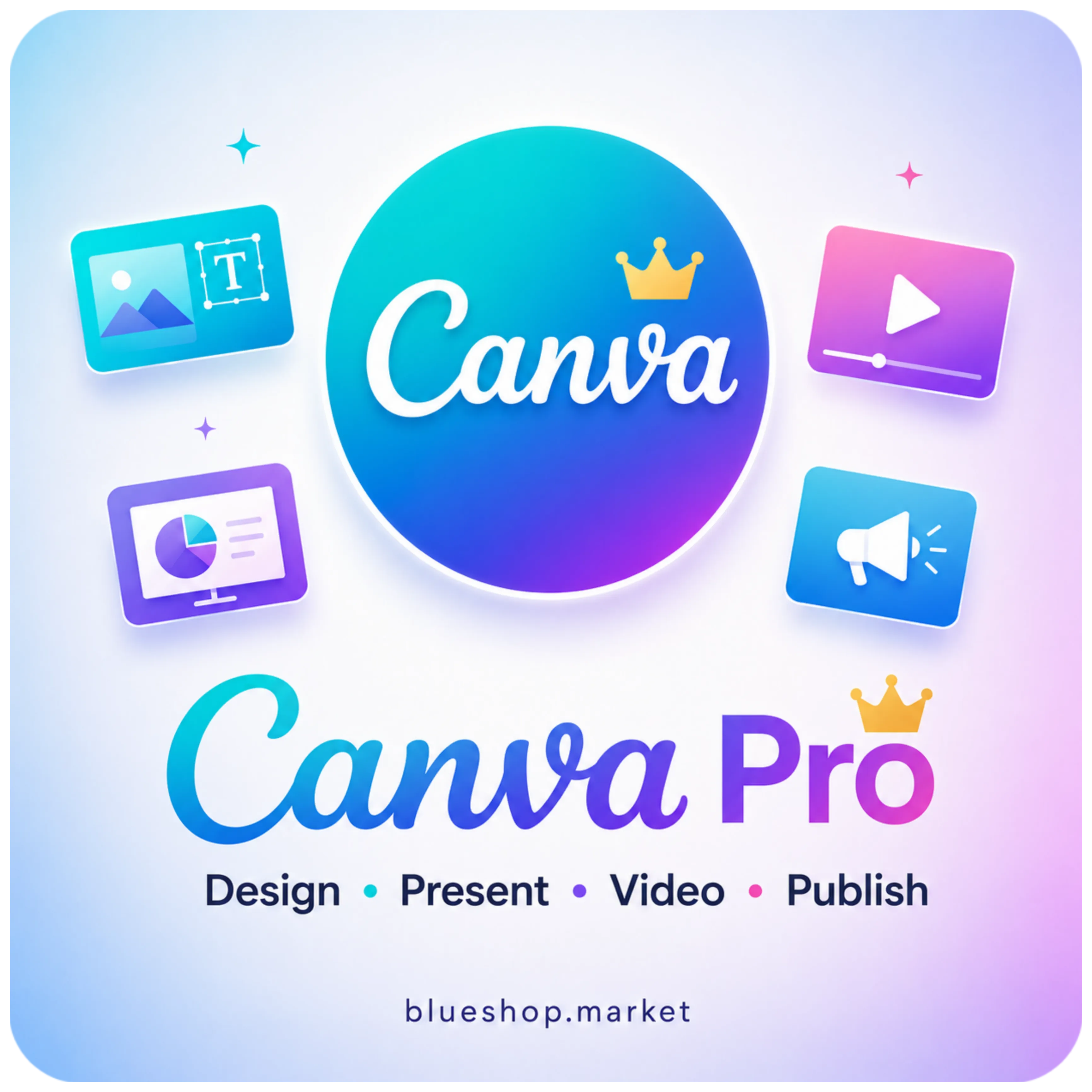 اشتراک Canva Pro | کانوا پرو ارزان با تحویل سریع و فول گارانتی و قسطی